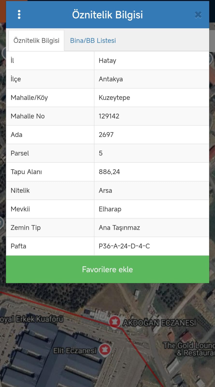 Gülderen eğitim ve araştırma hastahanesi yani 886m² Hatay / Antakya / Kuzeytepe  - HATAY ANTAKYA fotoğraf 3